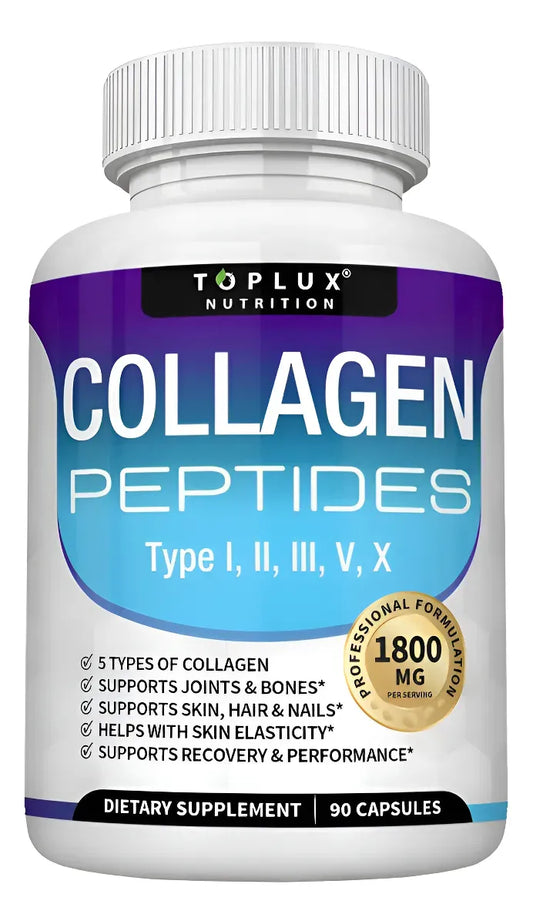 Colágeno 1800mg – Piel Firme, Cabello y Articulaciones Fuertes